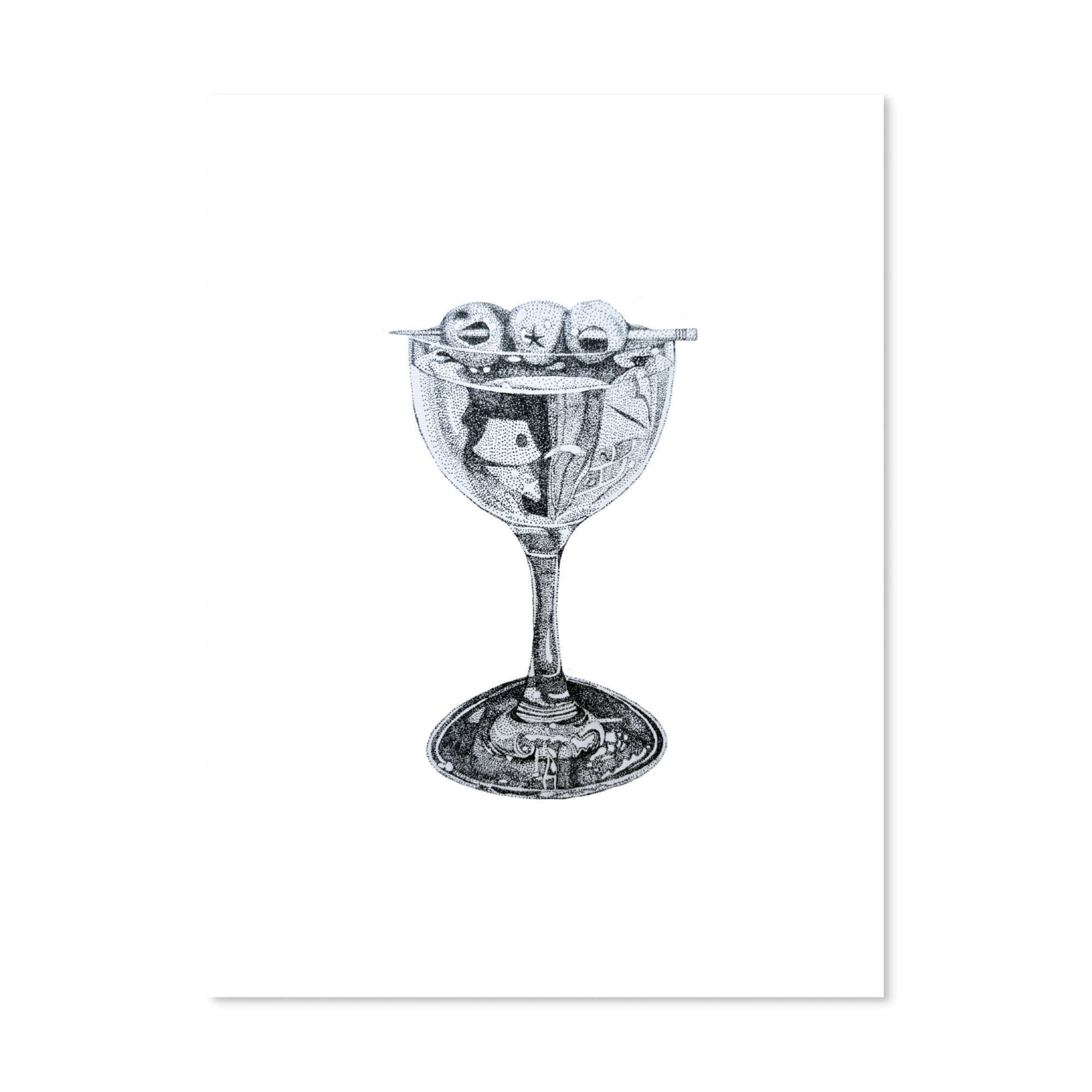 Dot Martini Print